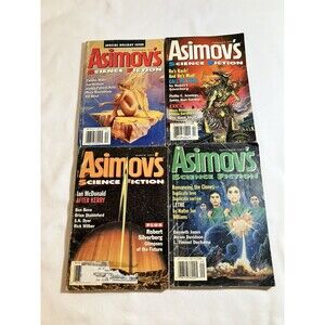 Vintage Lot of Asimov's Science Fiction - December 1996 February March Sept 1997